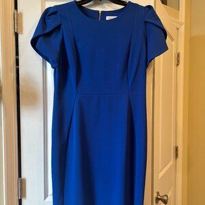 Calvin Klein Size 14 Blue Dress